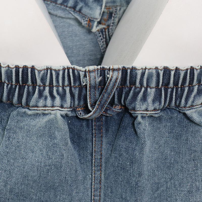 Summer Personality Broken Holes Pipe Pants-STYLEGOING