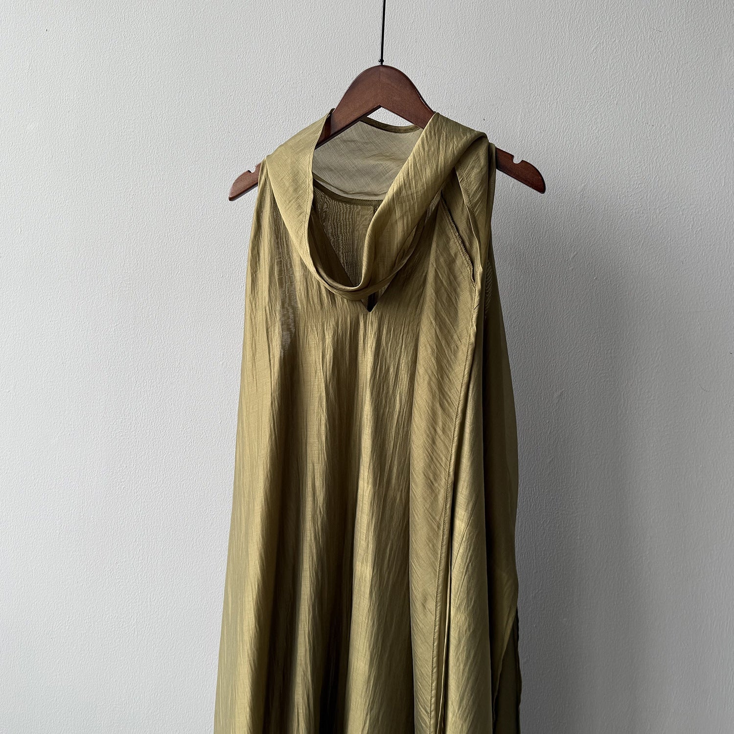 Summer Loose Women's Viscose Scarf Neckline Dress