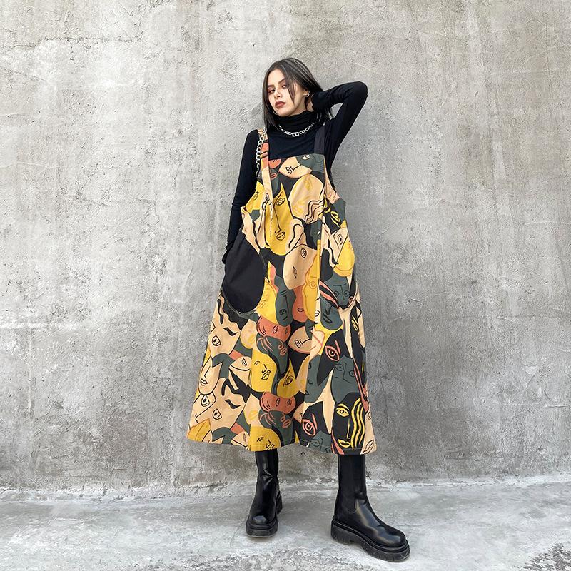 Retro Women Print Cozy Long Dresses-Maxi Dresses-The same as picture-One Size-Free Shipping at meselling99