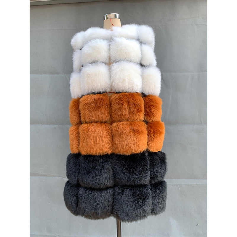 Fashion Faux Fur Winter Long Vest