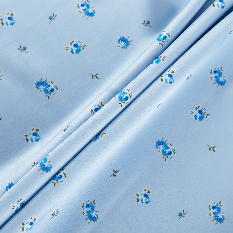 Women's Satin Print Pencil Skirt