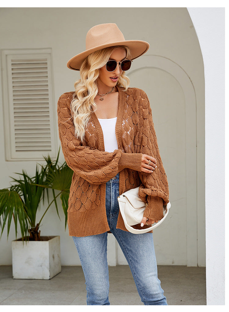 Casual Designed Knitted Cardigan Sweaters