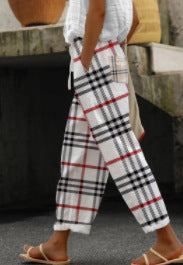 Casual Women Drawstring Elastic Waist Pants