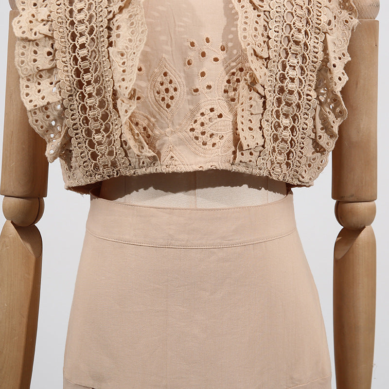 Designed Vacation Style Beach Dress Set