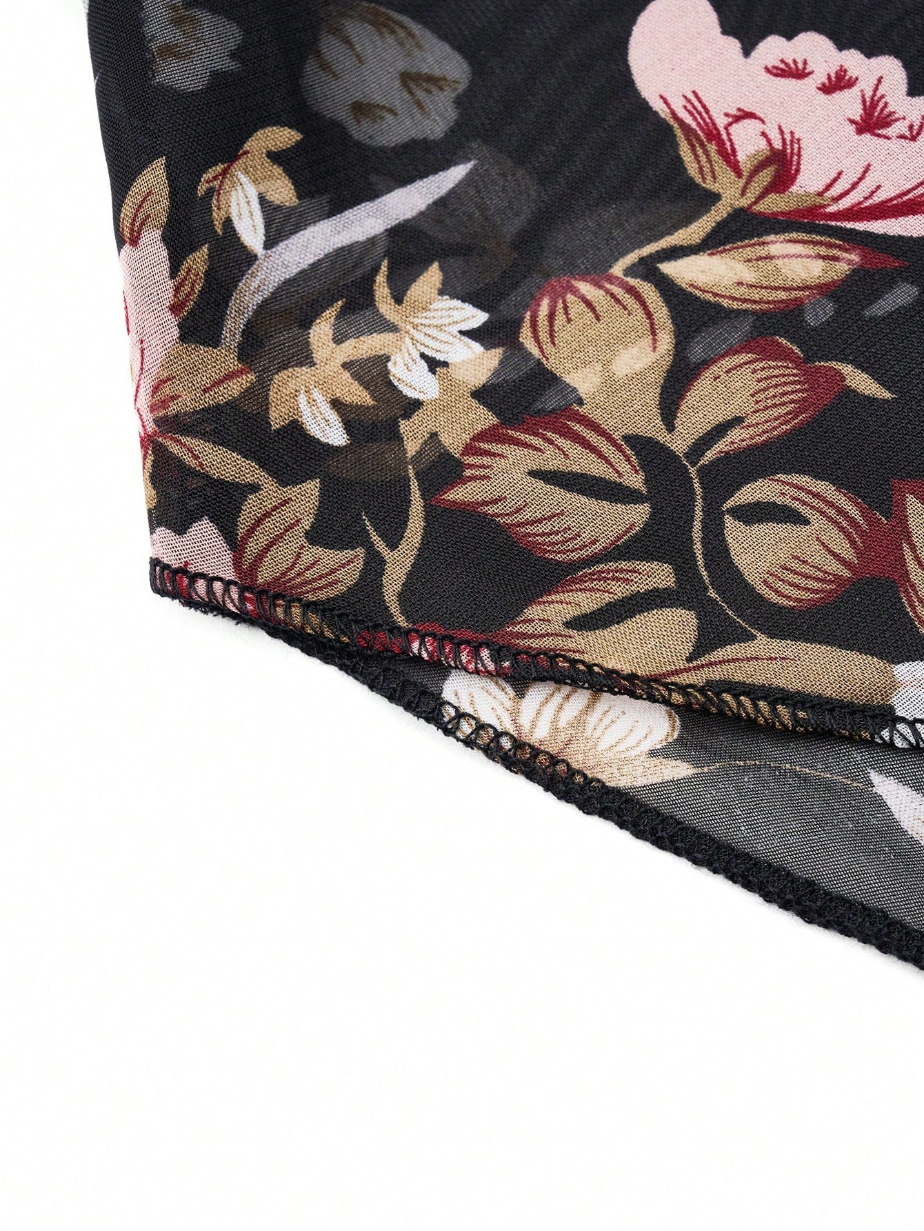 Women's Sheer See-Through Chiffon Blouse