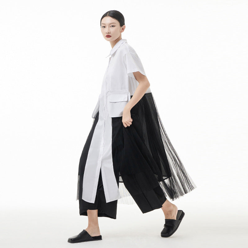 Designed Tulle Summer Long A Line Dresses-Dresses-Free Shipping at meselling99