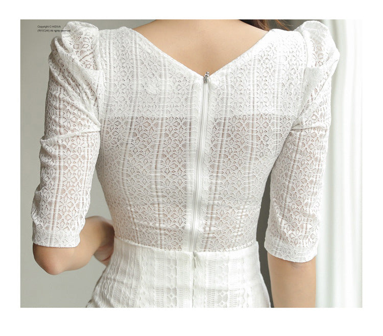 Sexy Square Neckline Tops and High Waist Mermaid Skirts Sets-Dresses-Free Shipping at meselling99