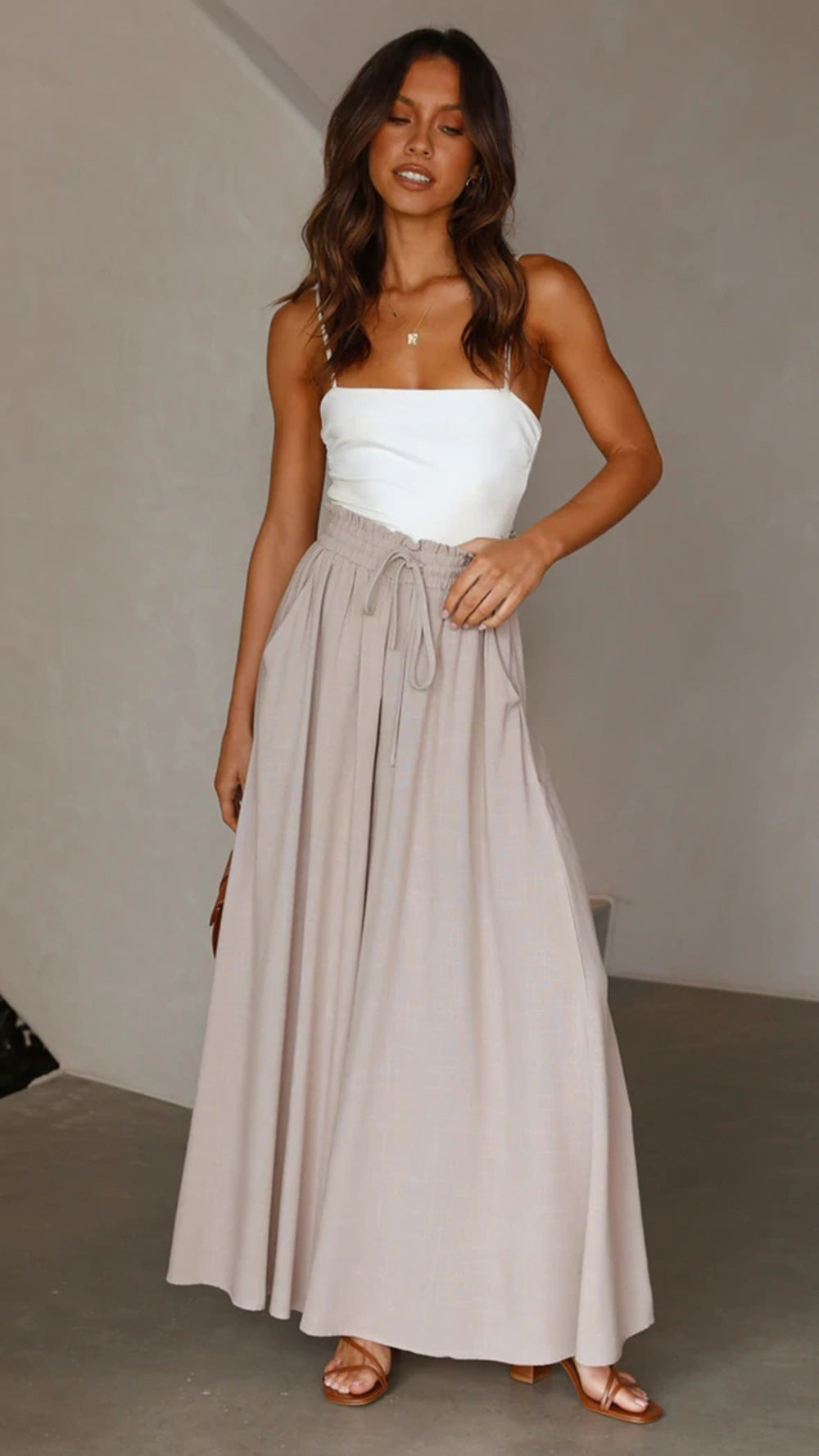 Women's High-Waisted Wide-Leg Palazzo Pants