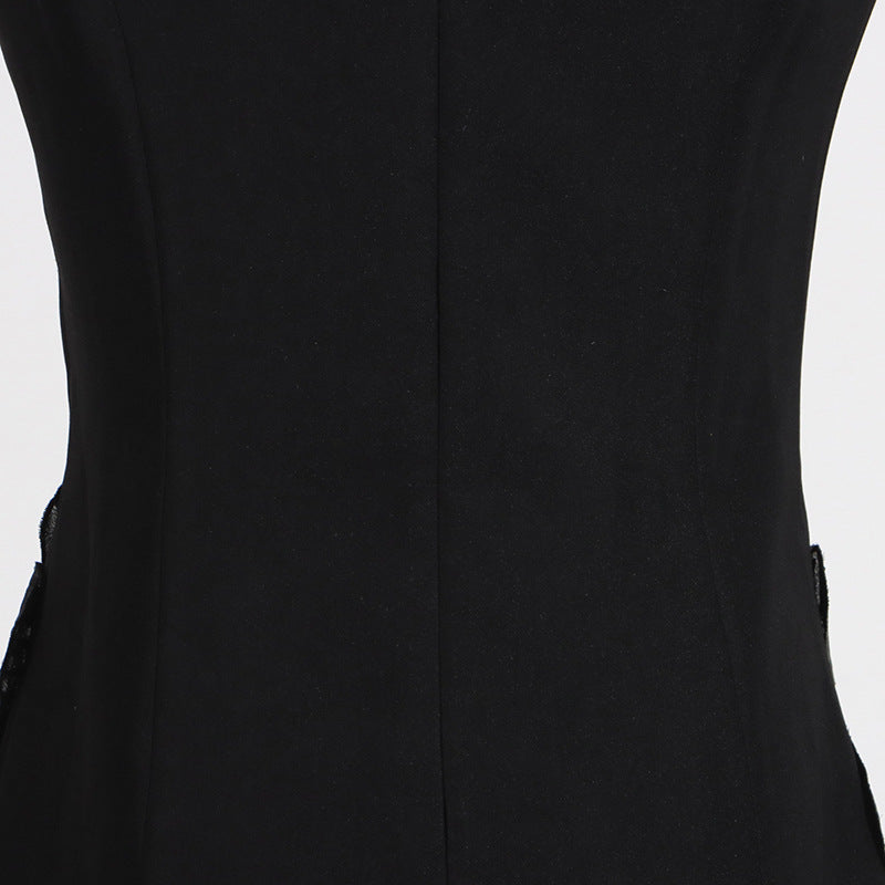 Designed Sweet 3D Floral Sleeveless Mini Dress