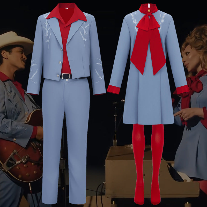 Die With a Smile" Lady Gaga & Bruno Mars Stage Performance Cosplay Costume
