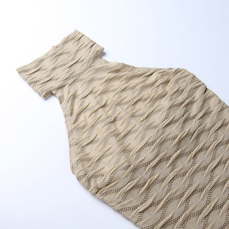 Sexy High Neck Backless Sheath Dresses-Dresses-Free Shipping at meselling99