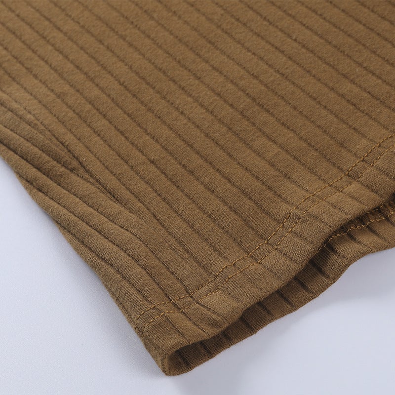 Sexy Square Neckline Long Sleeves Knitted Long Dresses-Dresses-Free Shipping at meselling99