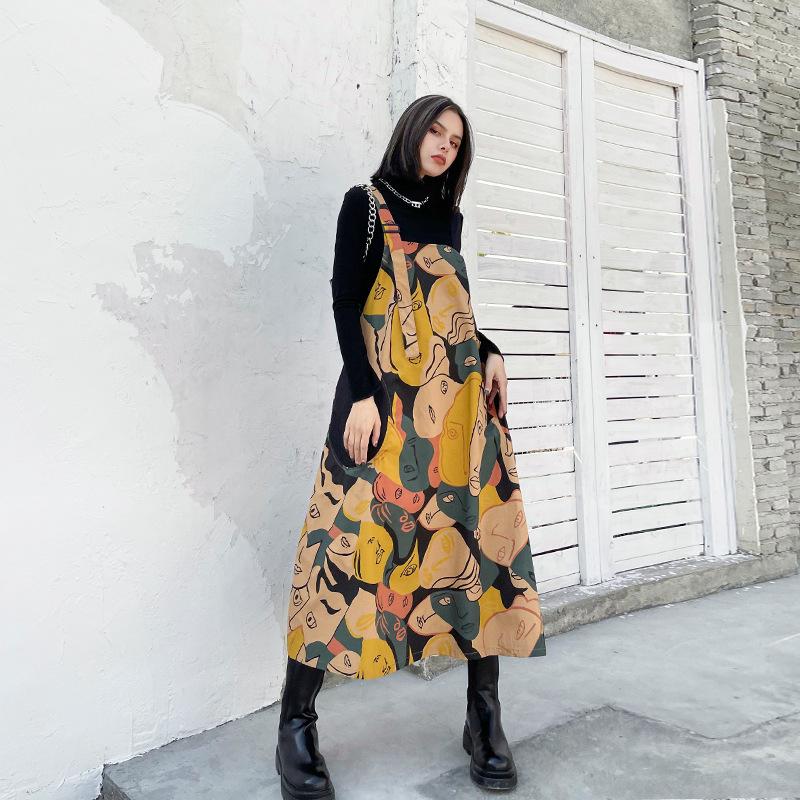 Retro Women Print Cozy Long Dresses-Maxi Dresses-The same as picture-One Size-Free Shipping at meselling99