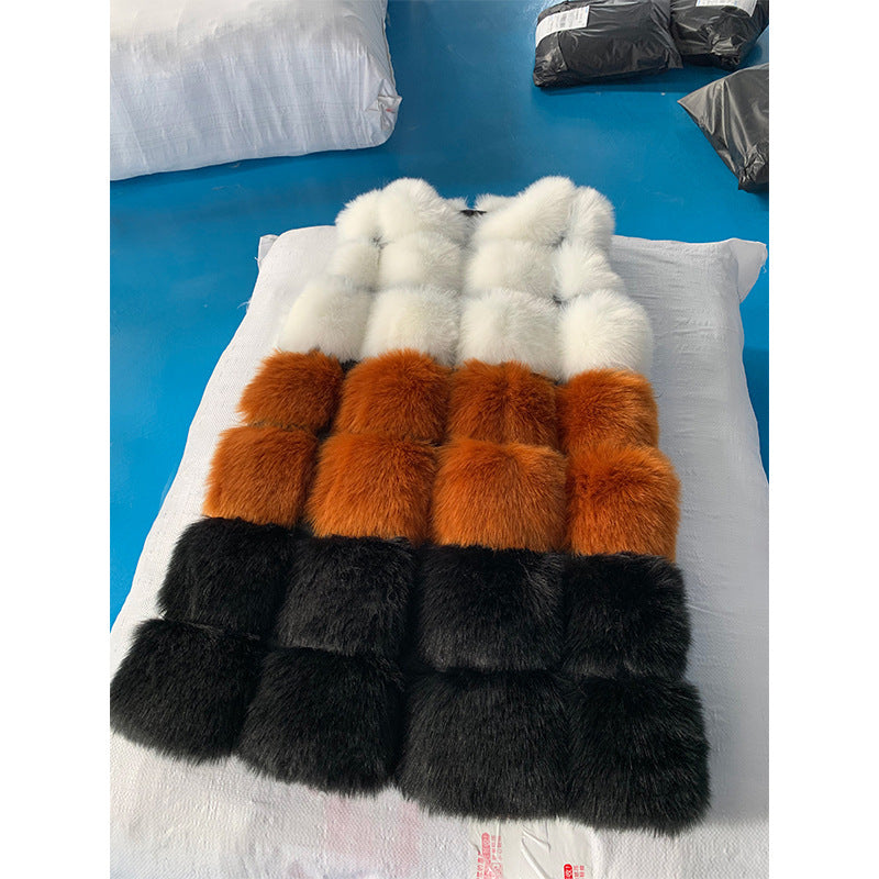 Fashion Faux Fur Winter Long Vest