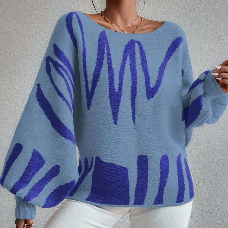 Designed Casual Knitted Pullover Sweaters