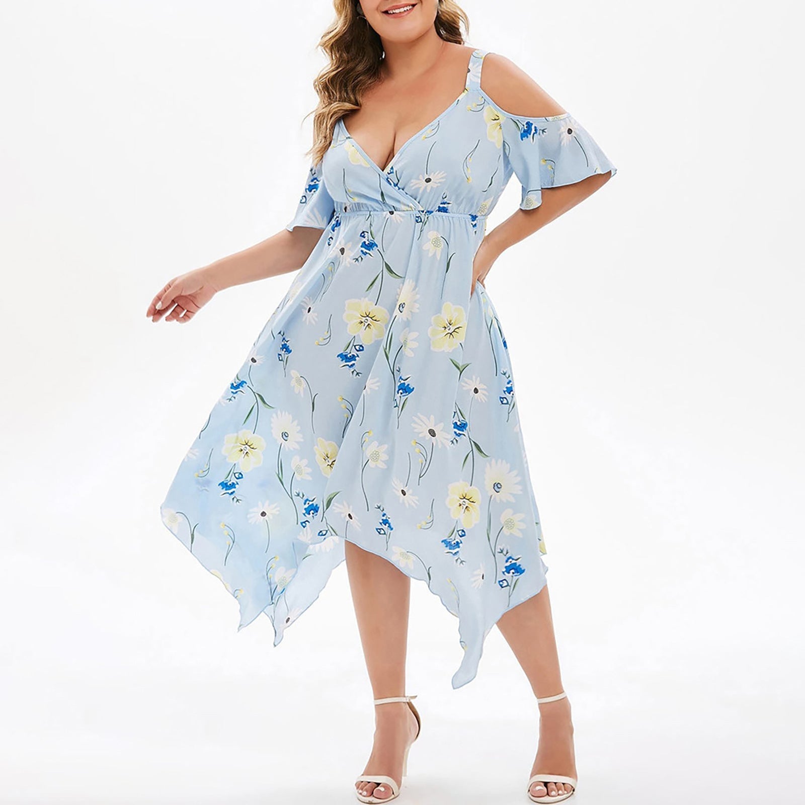 Summer Chiffon Women Plus Sizes Dresses-Dresses-Free Shipping at meselling99