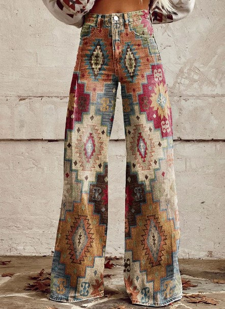 Plus Size Women's Flared Jeans