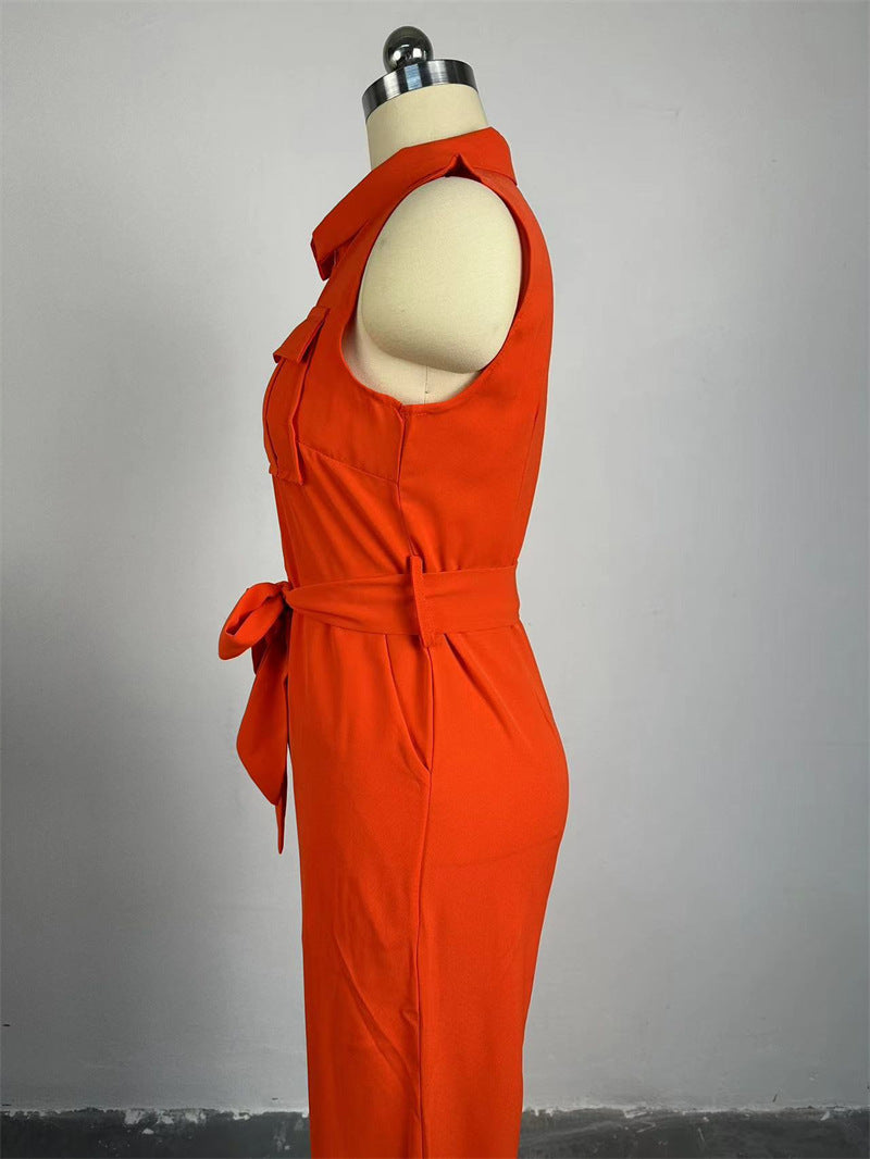 Casual Summer Women Sleeveless Jumpsuits