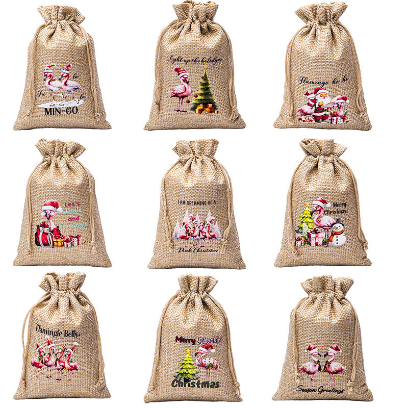Drawstring Gift Pouches - Linen Storage Bags for Keepsakes & Essentials