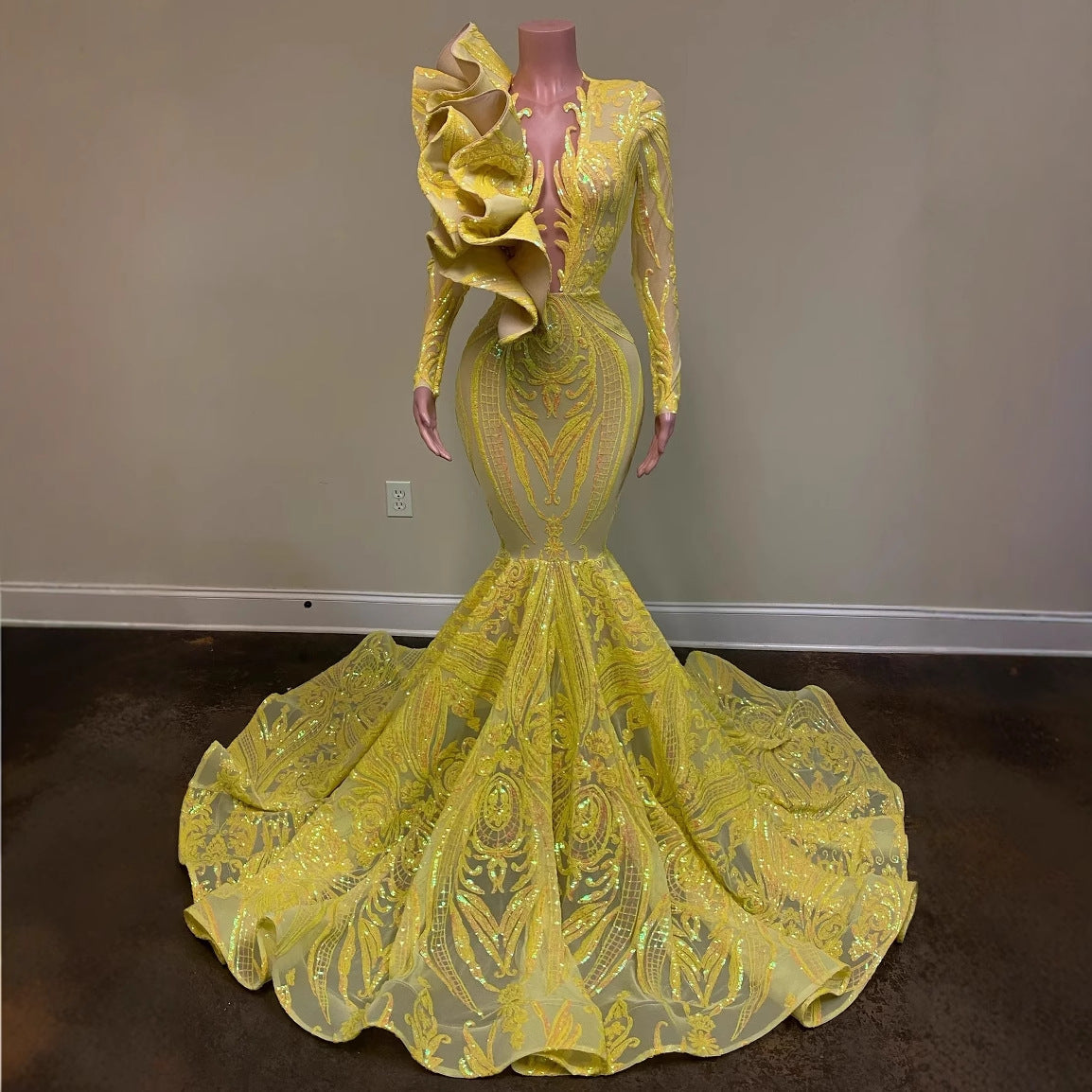 Elegant Mermaid Mermaid Evening Gown