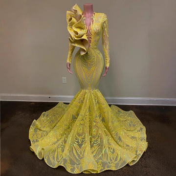 Elegant Mermaid Mermaid Evening Gown