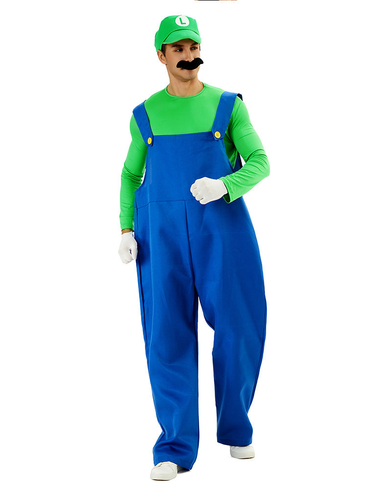 Adult Mario Costume for Halloween Cosplay