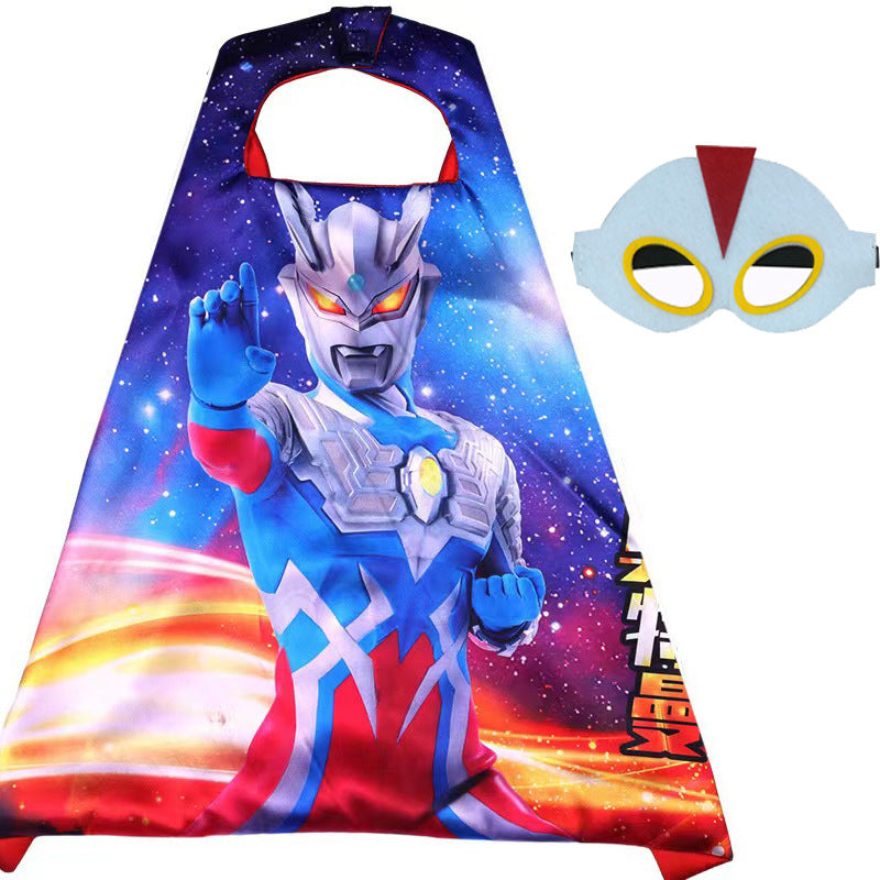 Kids Halloween Superhero Cape Costume
