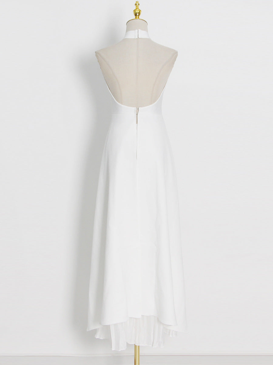 Women's Summer 2-Piece Set – Sleeveless Round Neck Waist-Cinching Slim-Fit Outfit