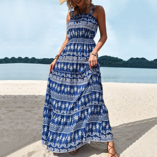 Summer Sleeveless High Waist Long Maxi Dresses