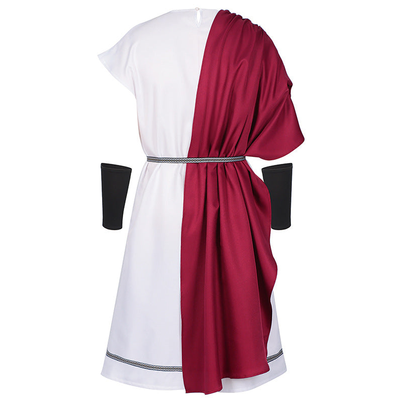Greek Roman Toga Costume Set for Halloween Party & Cosplay