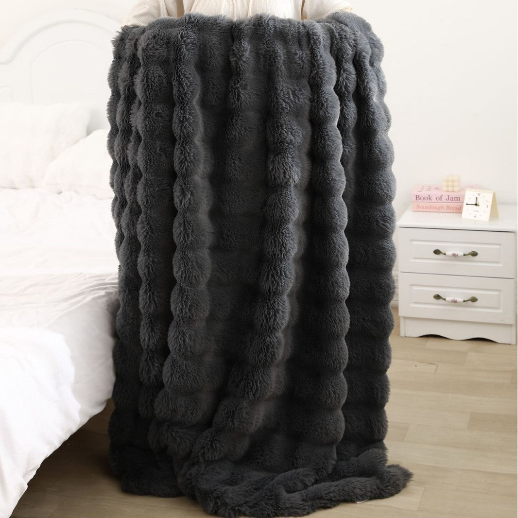 Soft & Thick Fleece Throw Blanket