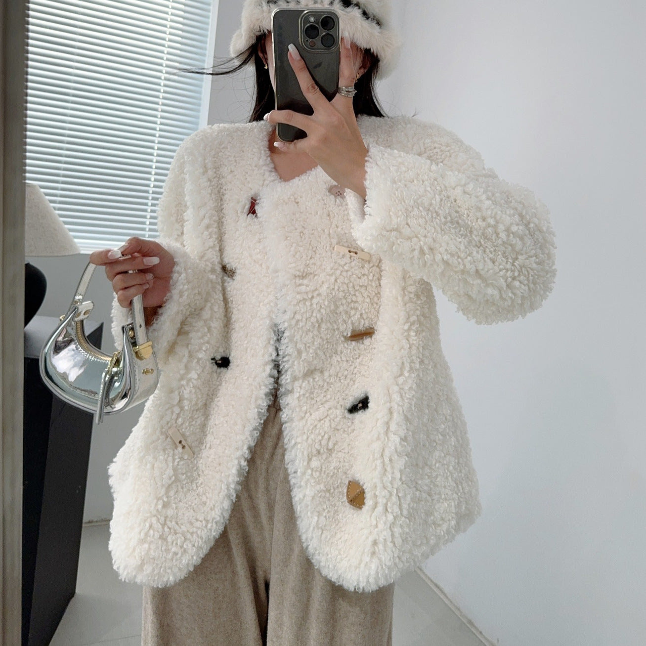 Fashion Faux Fur Women Jacket Coats