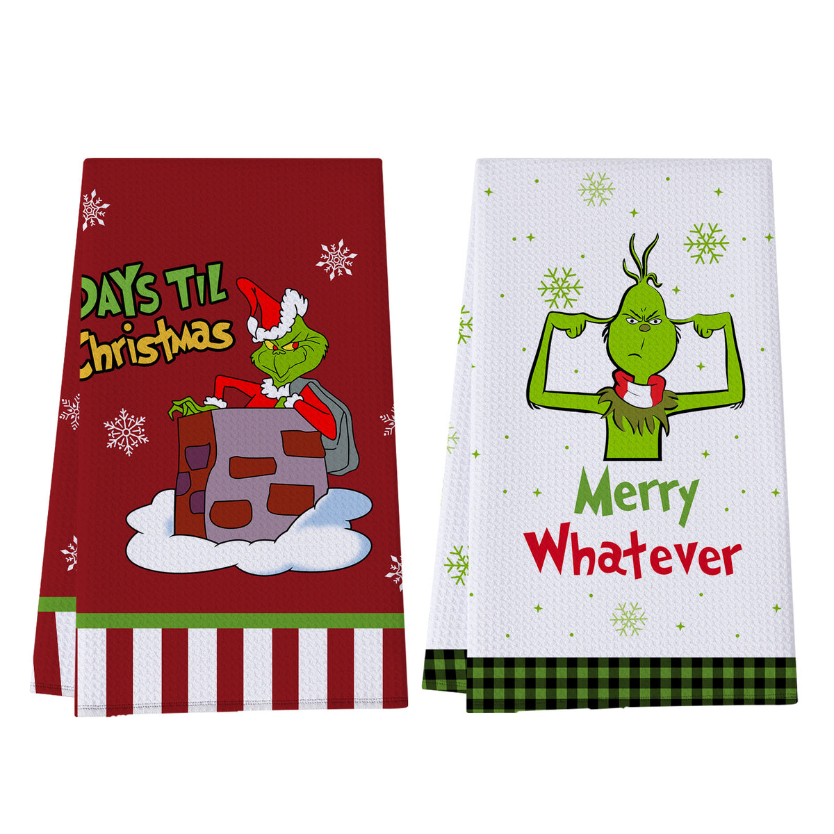 Grinch Christmas Kitchen Towel