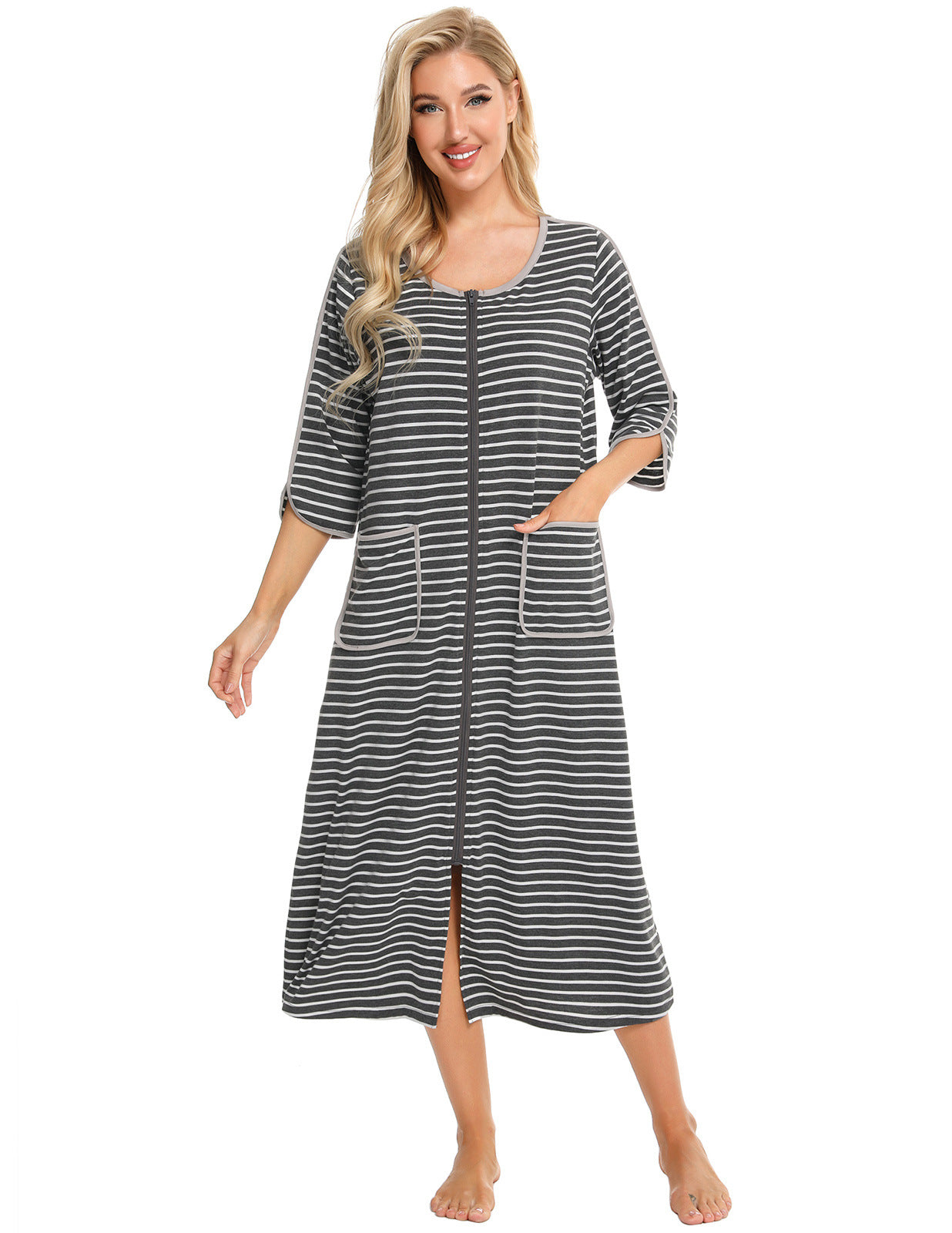 Casual Comfortable Plus Sizes Long Nightgown