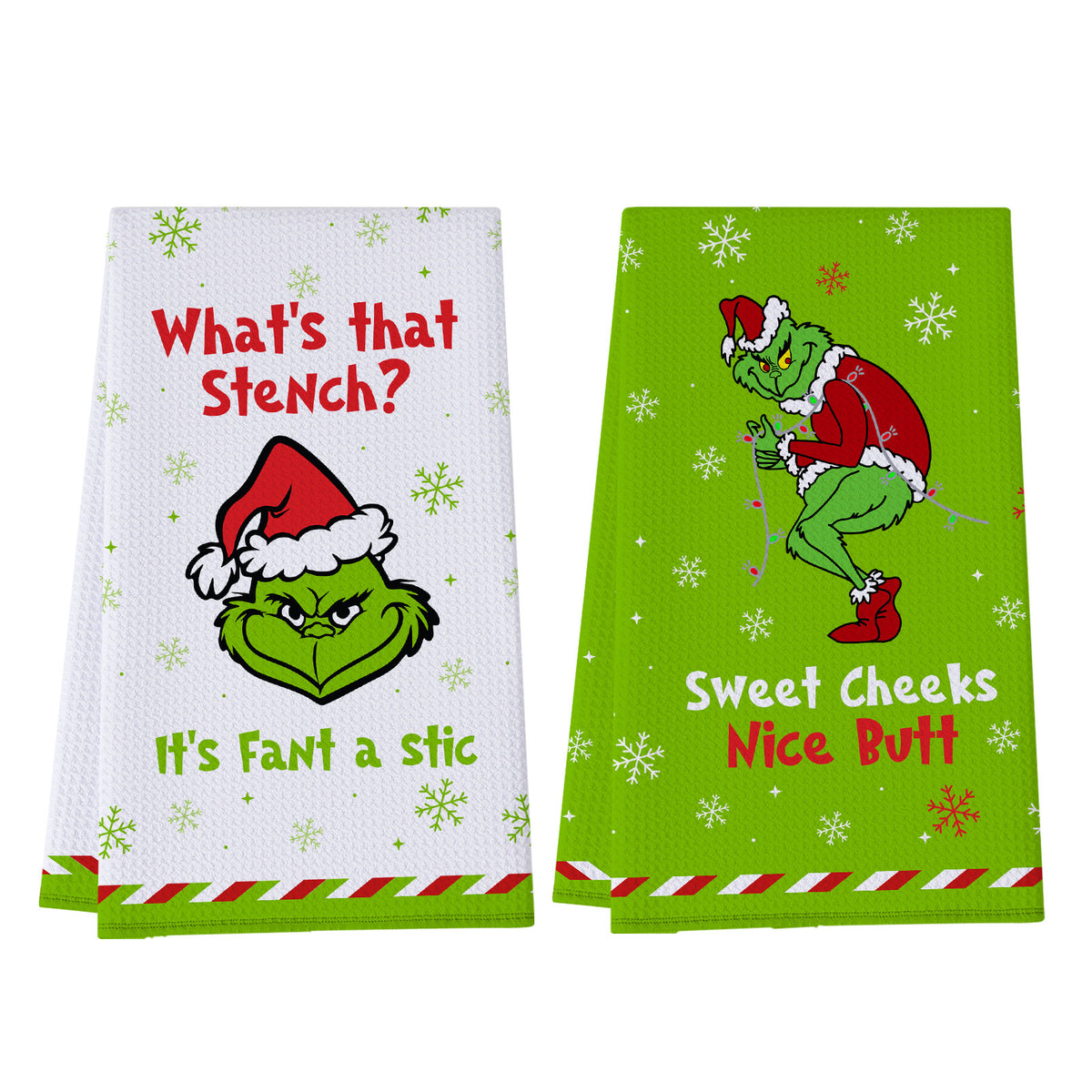 Grinch Christmas Kitchen Towel