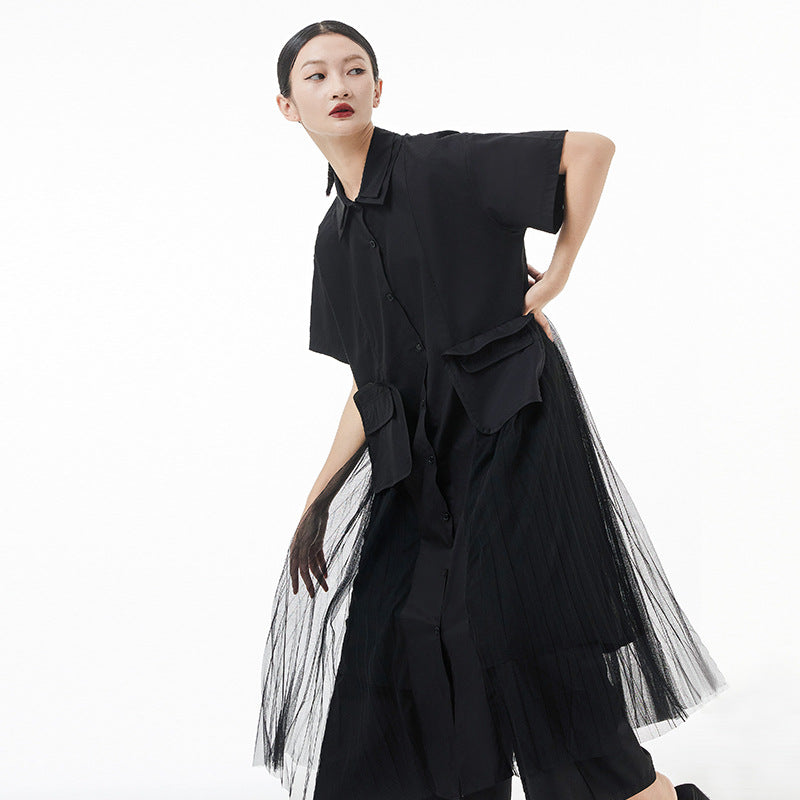 Designed Tulle Summer Long A Line Dresses-Dresses-Free Shipping at meselling99