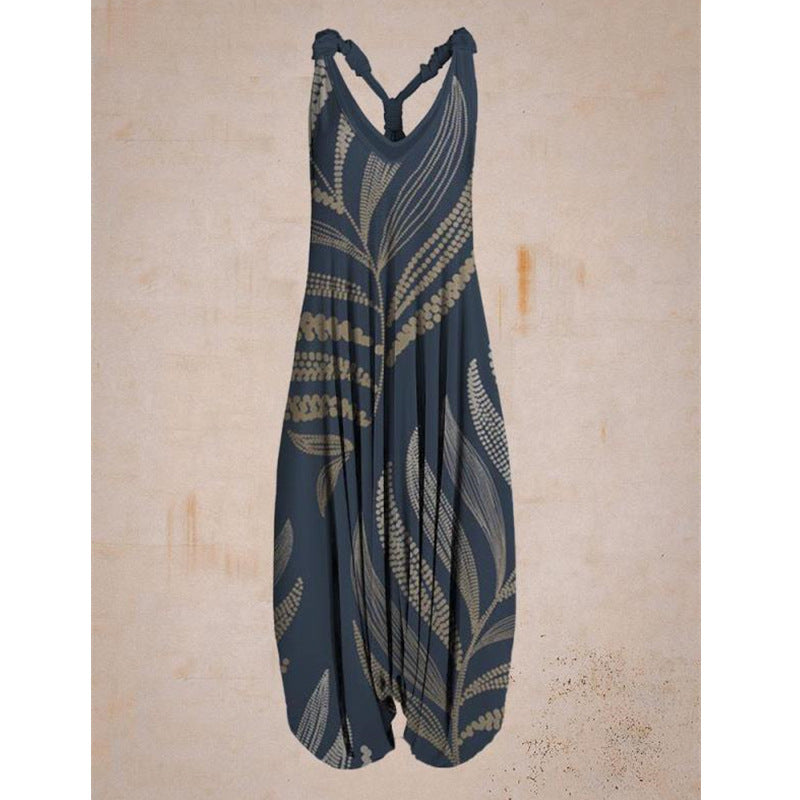 Summer Casual Plus Sizes Loose Jumpsuits