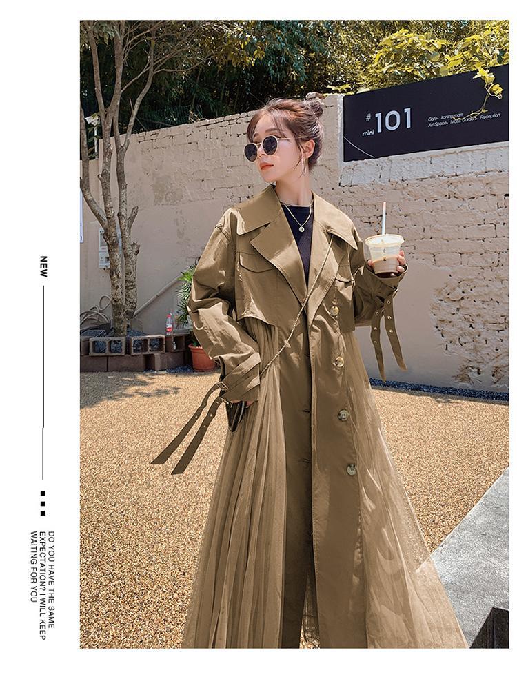 Designed Long Spring Coats for Women