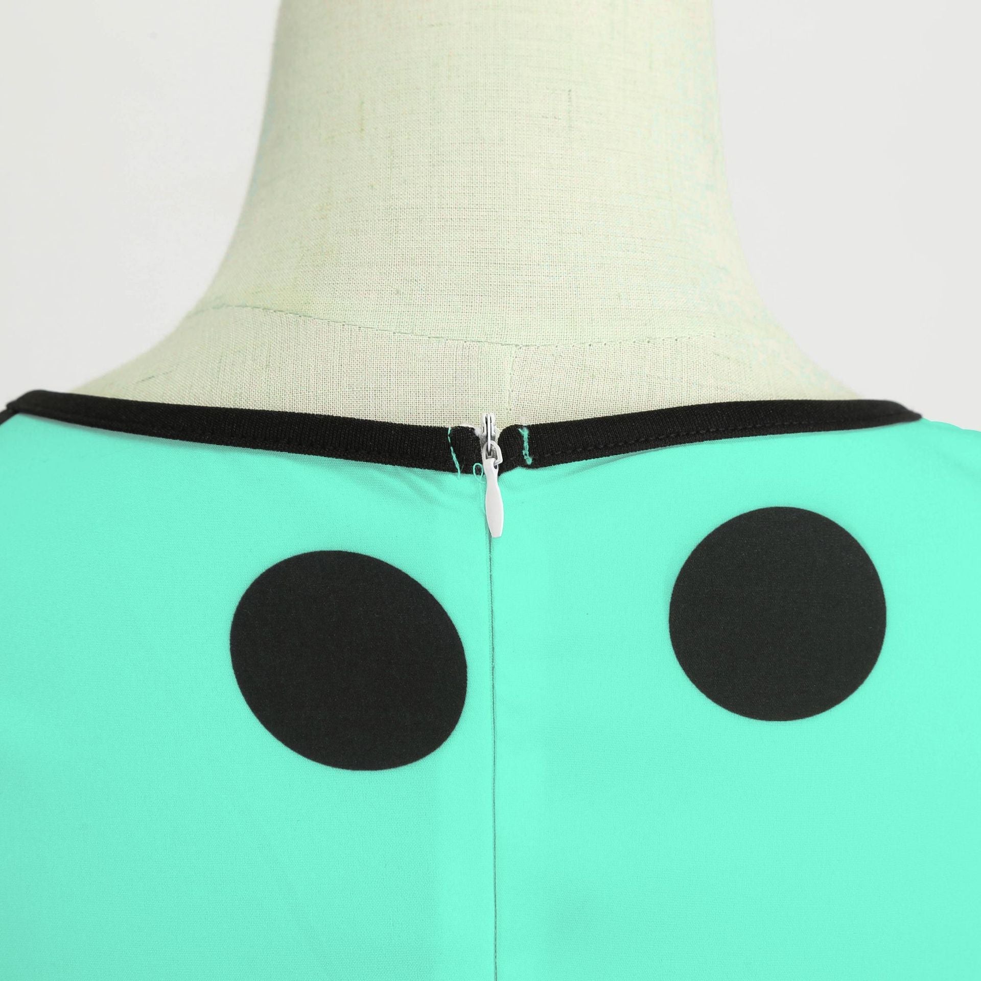 Summer Sleeveless Polka Dot Dresses-Dresses-Free Shipping at meselling99