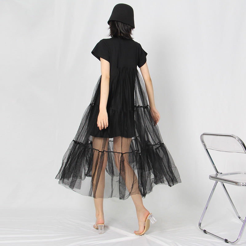 Elegant Summer Tulle Summer Dresses-Dresses-Free Shipping at meselling99