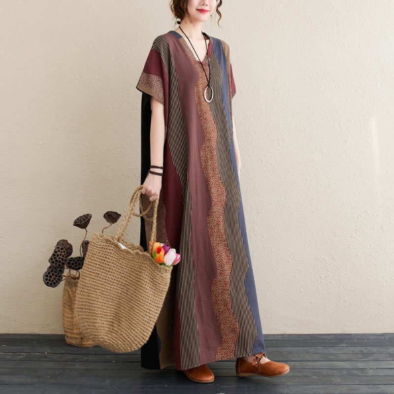 Casual Linen Long Cozy Summer Dresses-Dresses-The same as picture-One Size-Free Shipping at meselling99