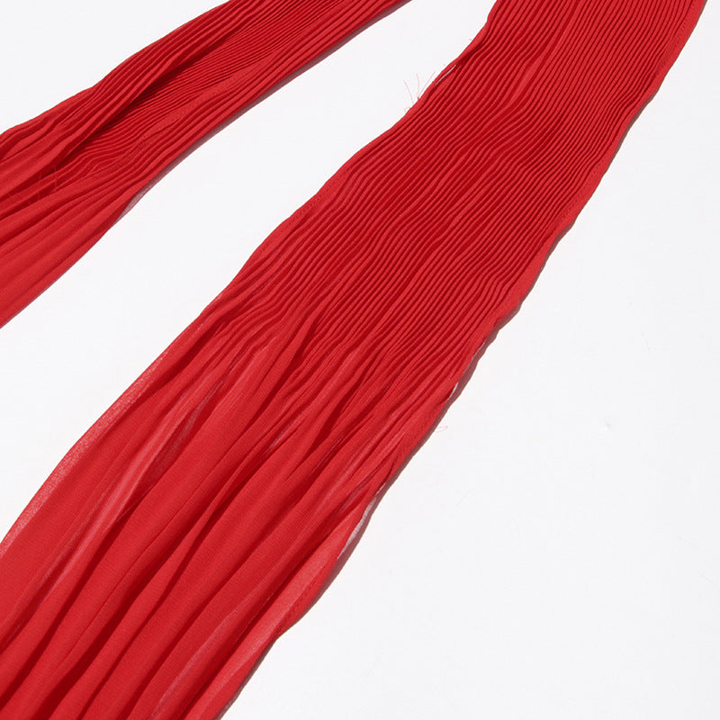 Designed Women's Floral Patchwork Maxi Dress with 3D Flower Shoulder