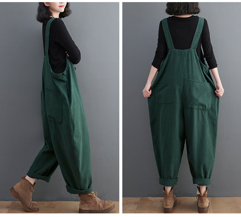 Vintage Loose Women Jumpsuits for Women