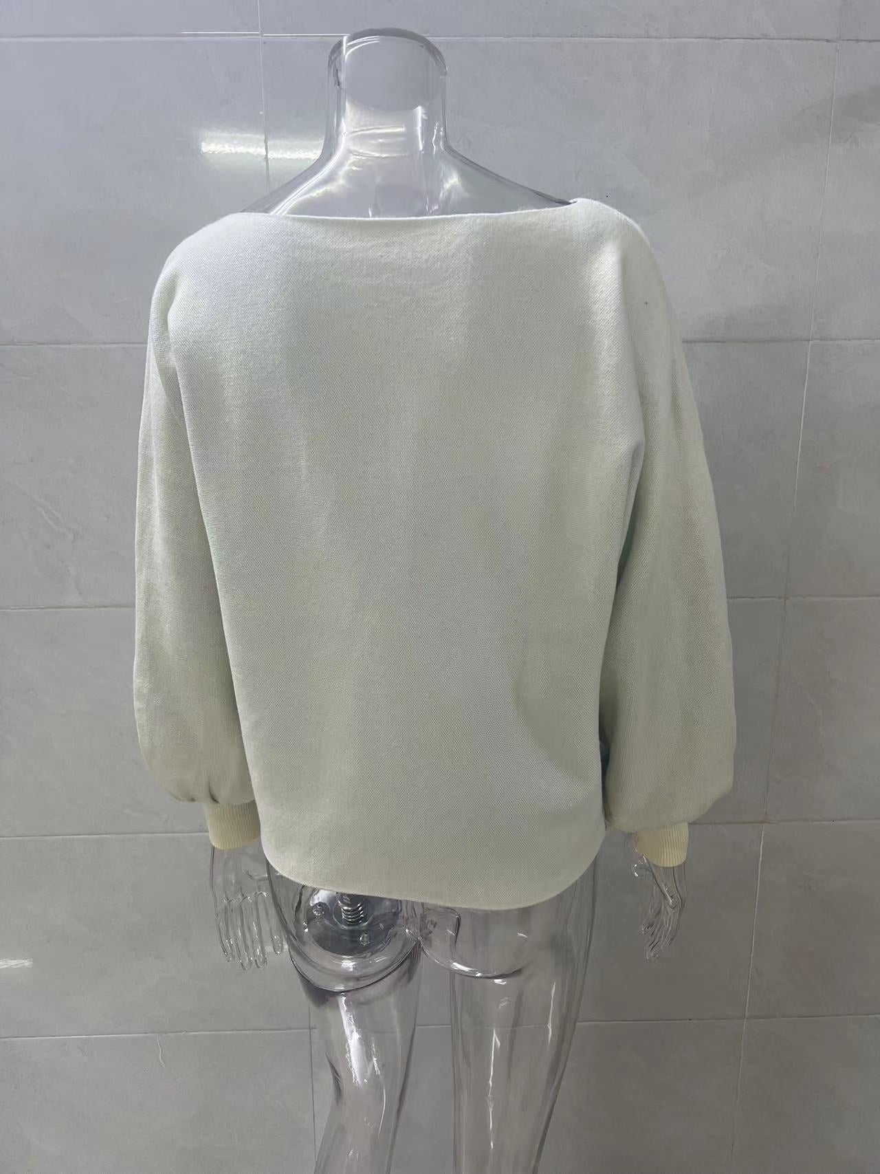 Designed Casual Knitted Pullover Sweaters