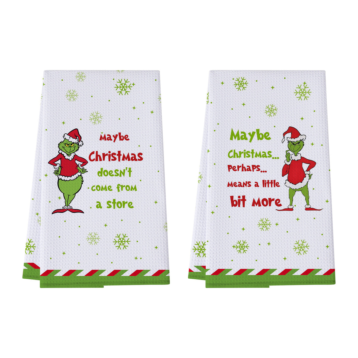 Grinch Christmas Kitchen Towel