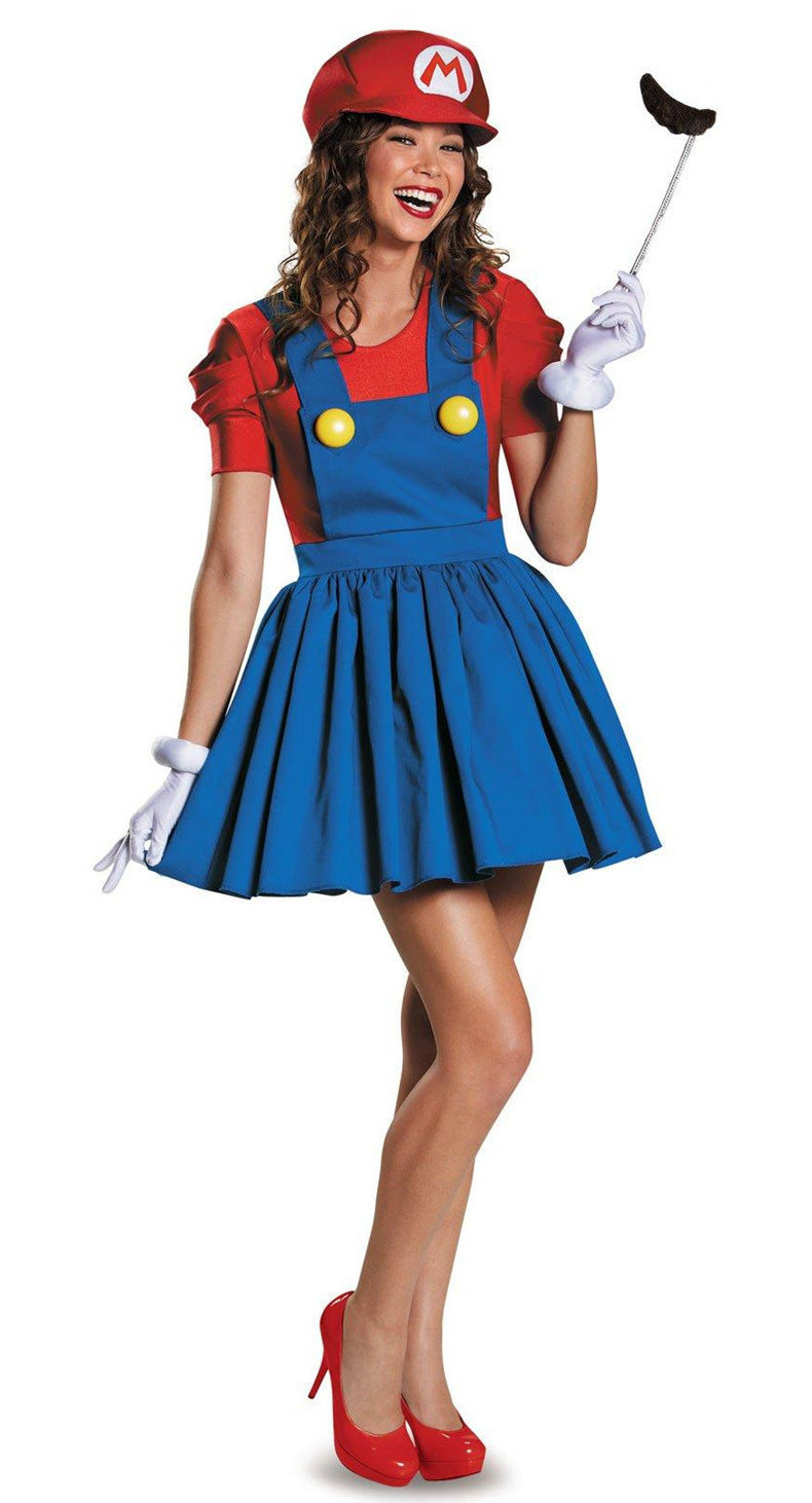 Halloween Women's Adult Mario Costume