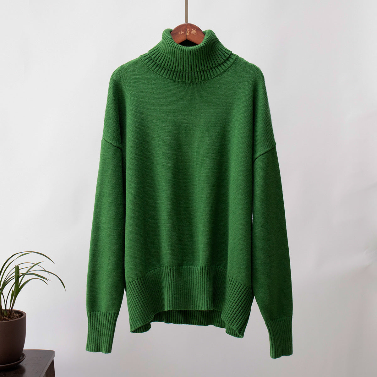 Classical High Neck Knitted Pullover Sweaters