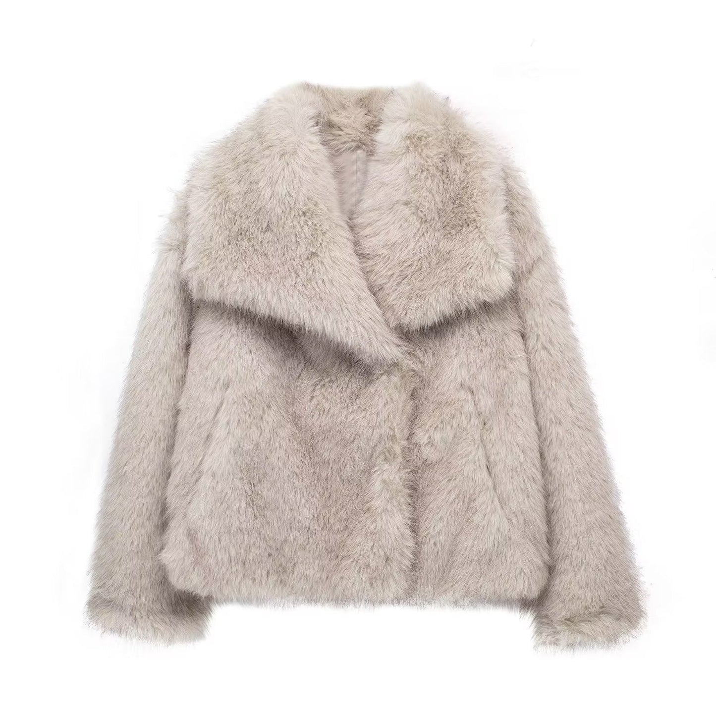 Women Faux Fur Short Overcoats