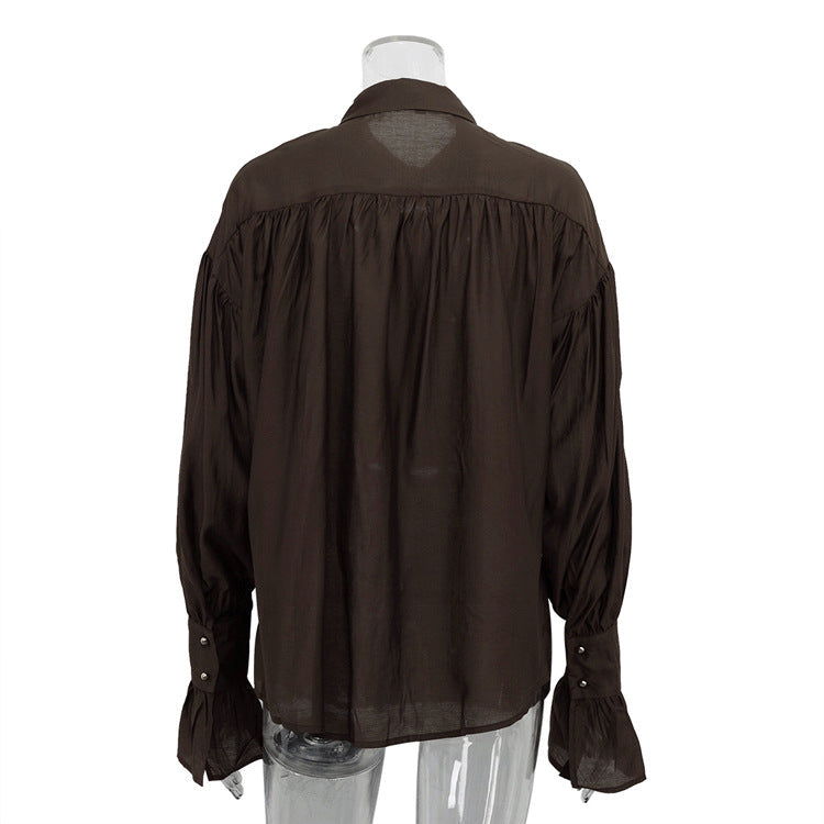 Women's Oversized Button-Down Shirt