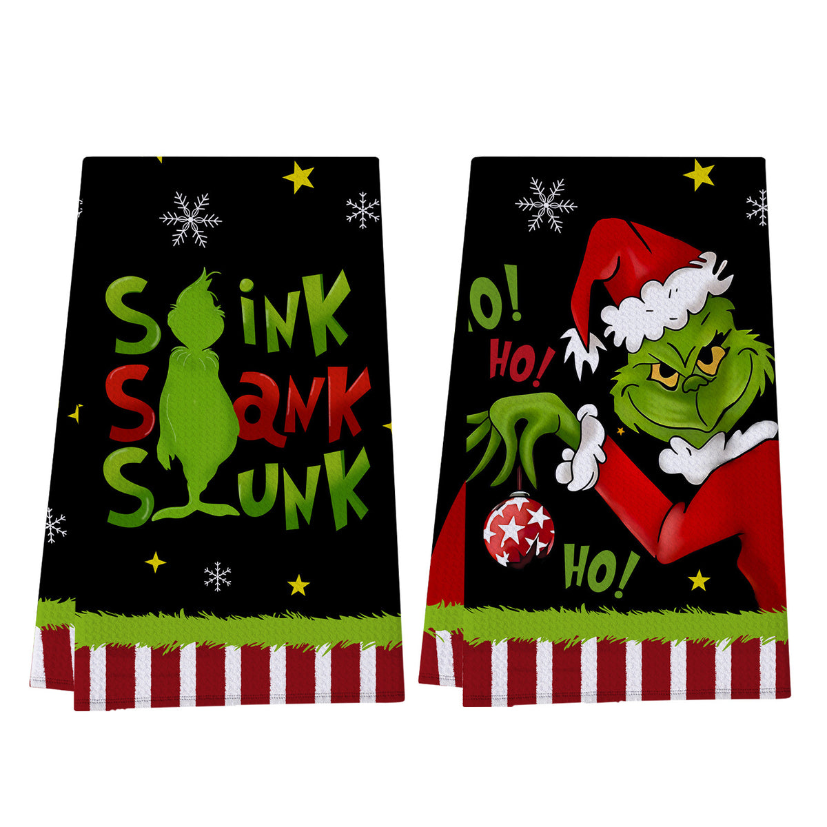 Grinch Christmas Kitchen Towel